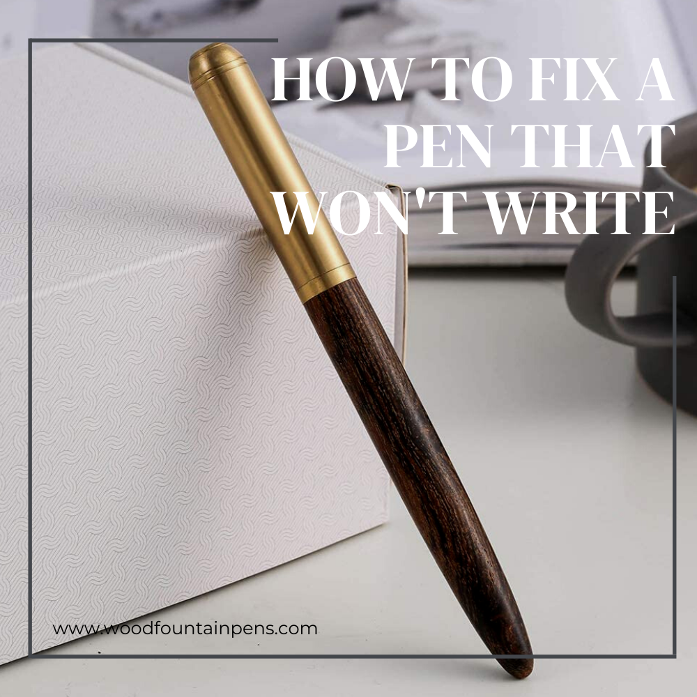 How to fix a pen that won't write. Check it out here in our blog!