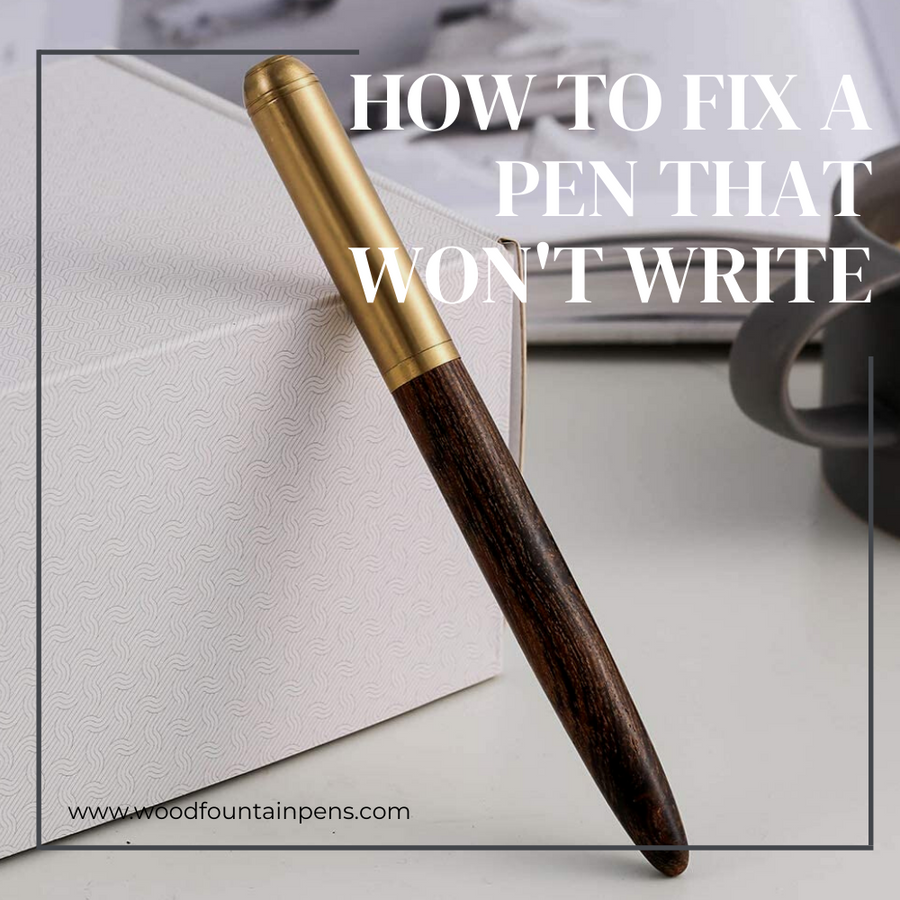How to fix a pen that won't write. Check it out here in our blog!