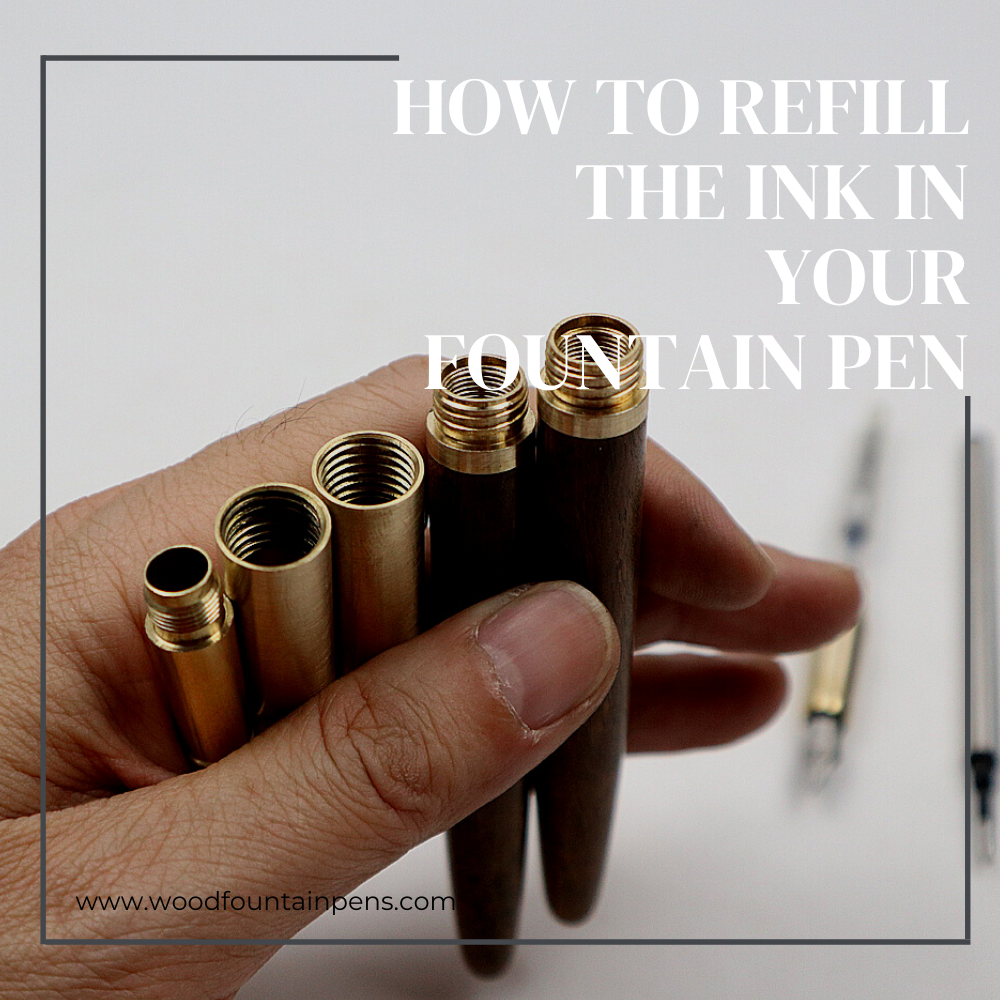 Learn how to refill a fountain pen properly - Dayspring Pens