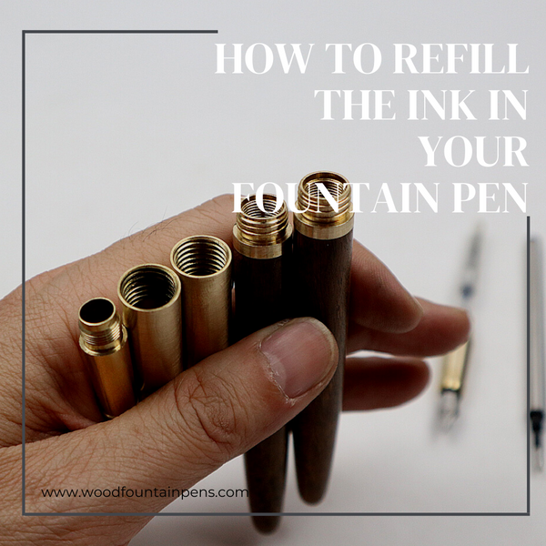 How to refill the ink in your fountain pen