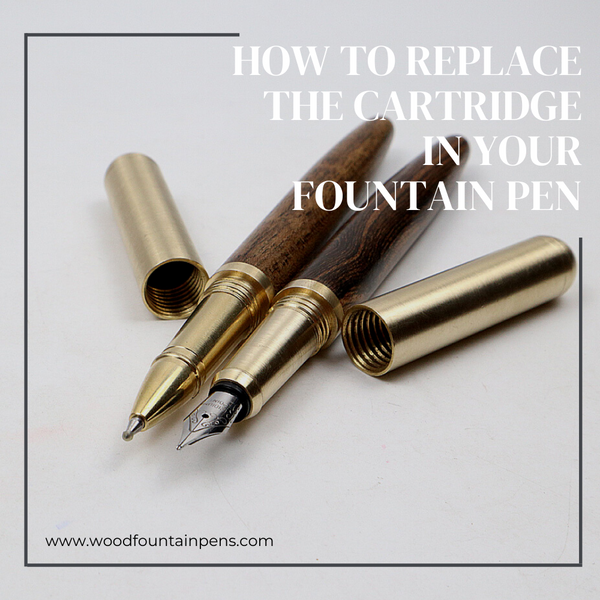 How to replace the cartridge in your fountain pen