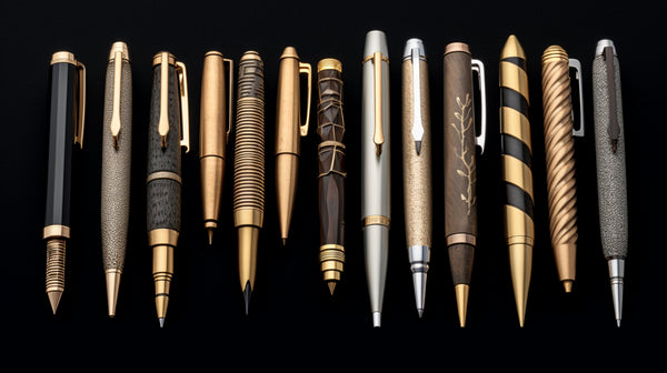 Designer Wooden Brass Pens