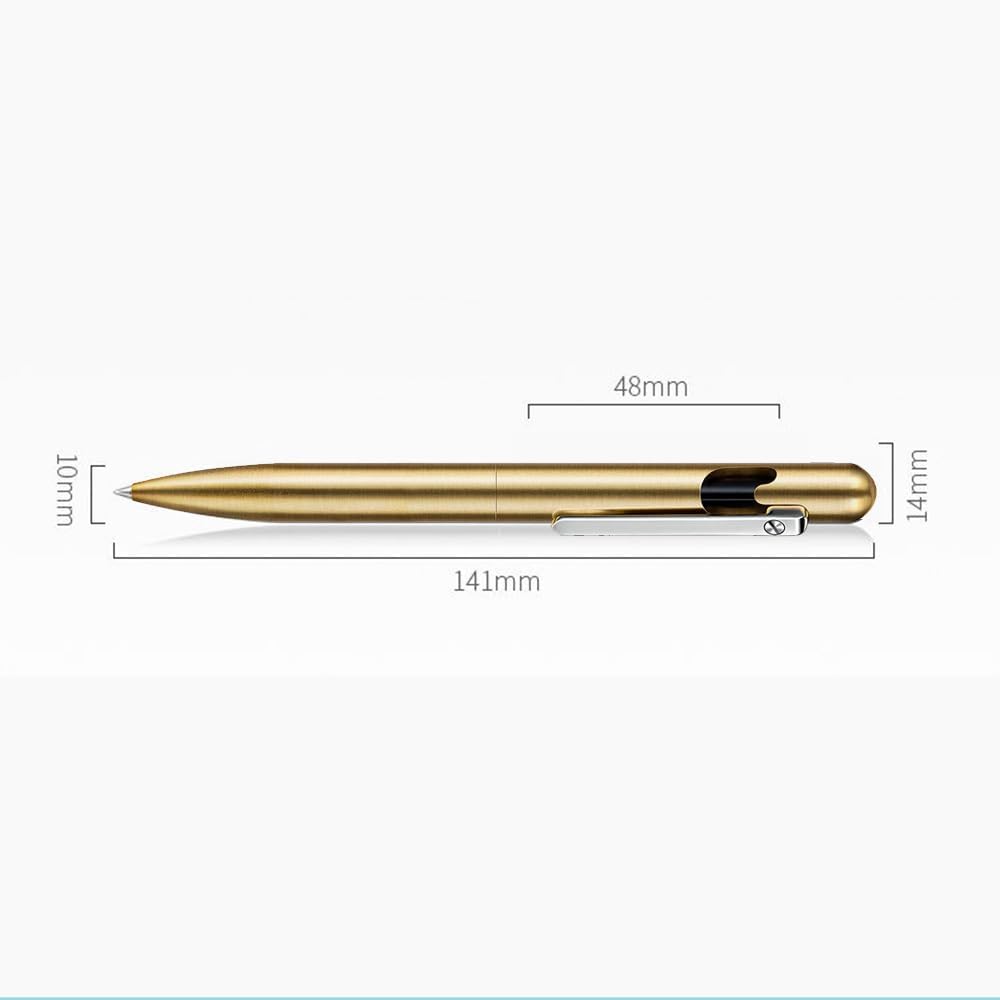 The Axis | Brass Bolt Action Pen