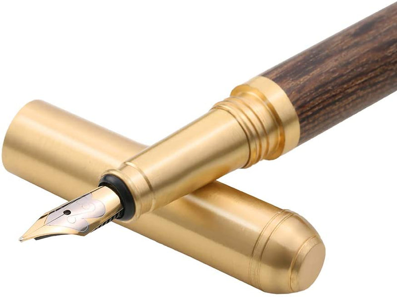 Wooden Fountain Pen Brass Rosewood – Everything Calligraphy